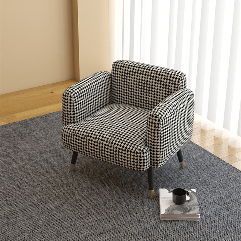 Contemporary Tight Back Sofa with Square Arm for Living Room