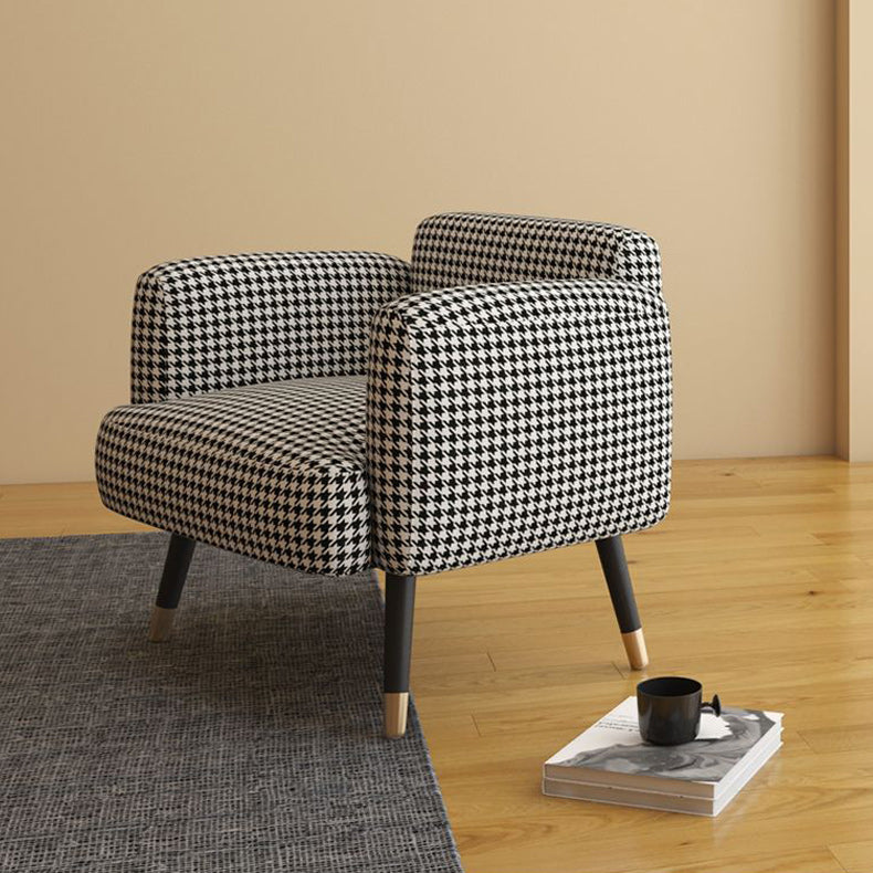 Contemporary Tight Back Sofa with Square Arm for Living Room