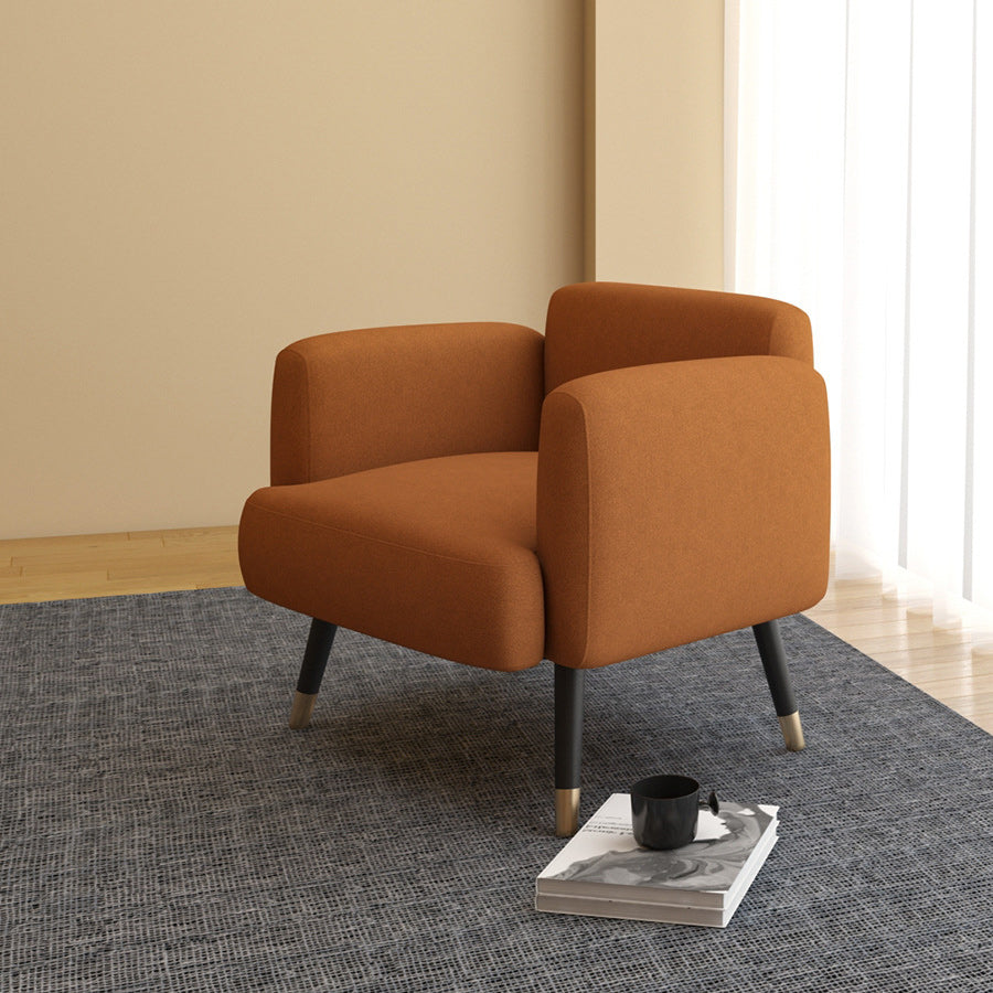 Contemporary Tight Back Sofa with Square Arm for Living Room