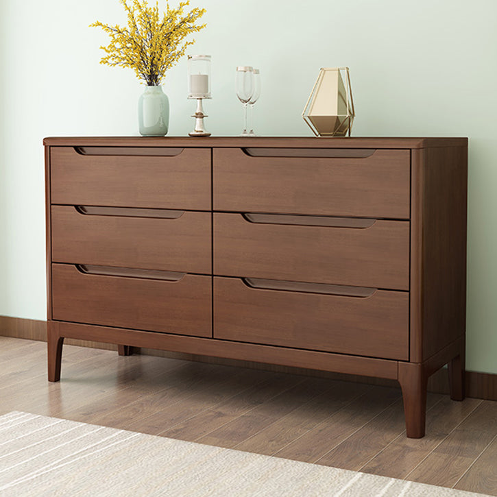 Rubberwood 15.4" D Accent Chest Drawers Included Storage Cabinet