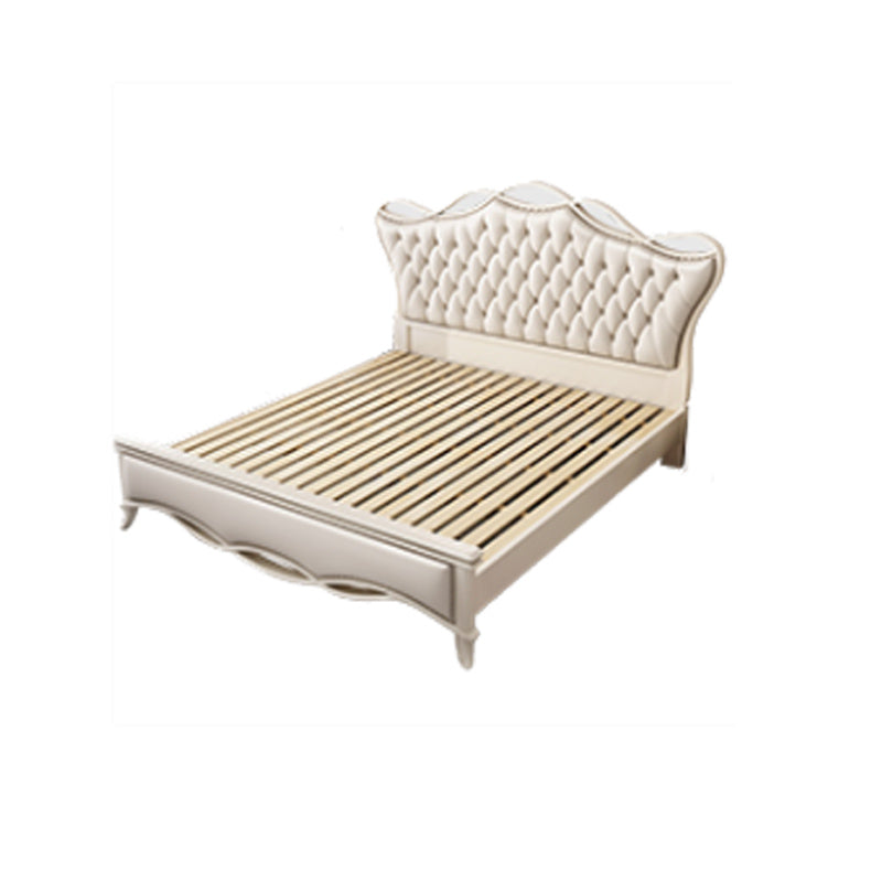 Victorian Adjustable Height Bed Upholstered Headboard Standard Bed