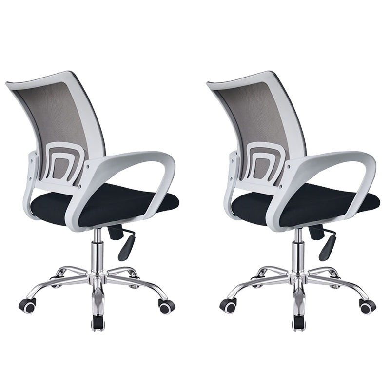 Contemporary Desk Chair Mid Back Breathable AirGrid Office Chair