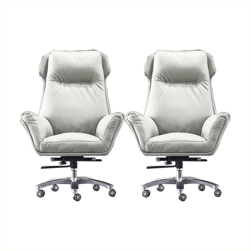 Modern Executive Swivel Office Chair High Back Armless Managers Chair