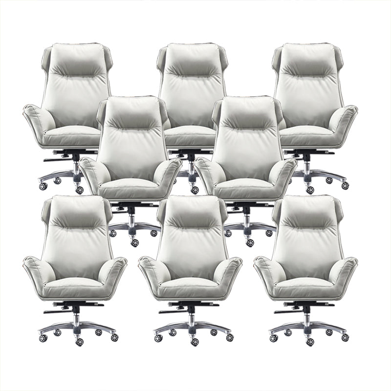 Modern Executive Swivel Office Chair High Back Armless Managers Chair