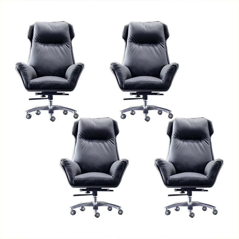 Modern Executive Swivel Office Chair High Back Armless Managers Chair