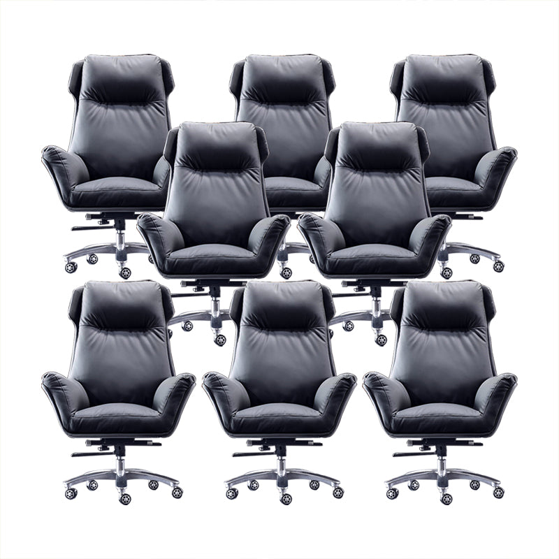 Modern Executive Swivel Office Chair High Back Armless Managers Chair
