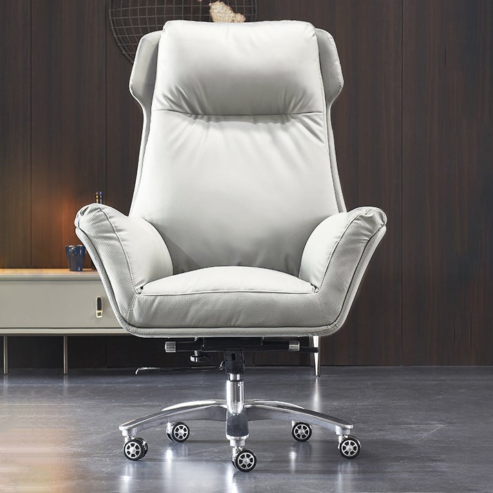 Modern Executive Swivel Office Chair High Back Armless Managers Chair