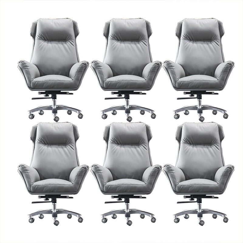 Modern Executive Swivel Office Chair High Back Armless Managers Chair