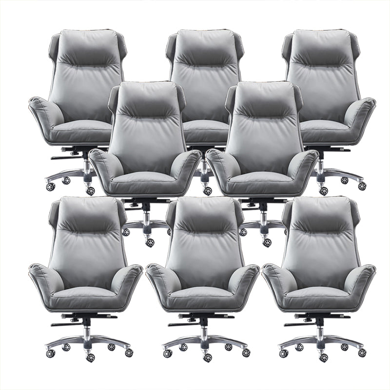 Modern Executive Swivel Office Chair High Back Armless Managers Chair