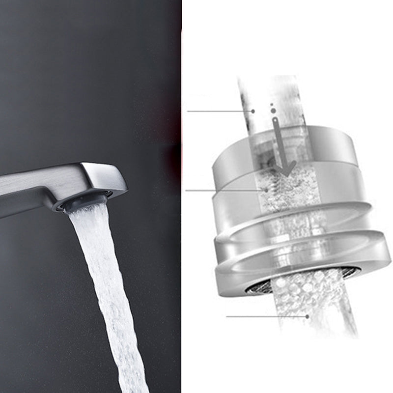 Contemporary Vessel Faucet Copper Lever Handles Low Arc Vessel Faucet