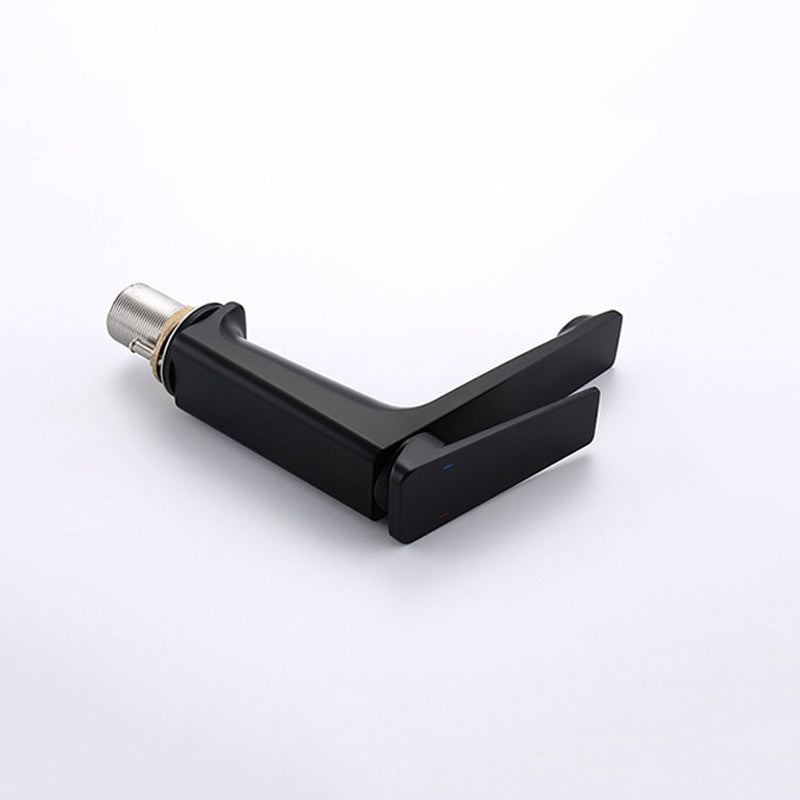 Contemporary Vessel Faucet Copper Lever Handles Low Arc Vessel Faucet