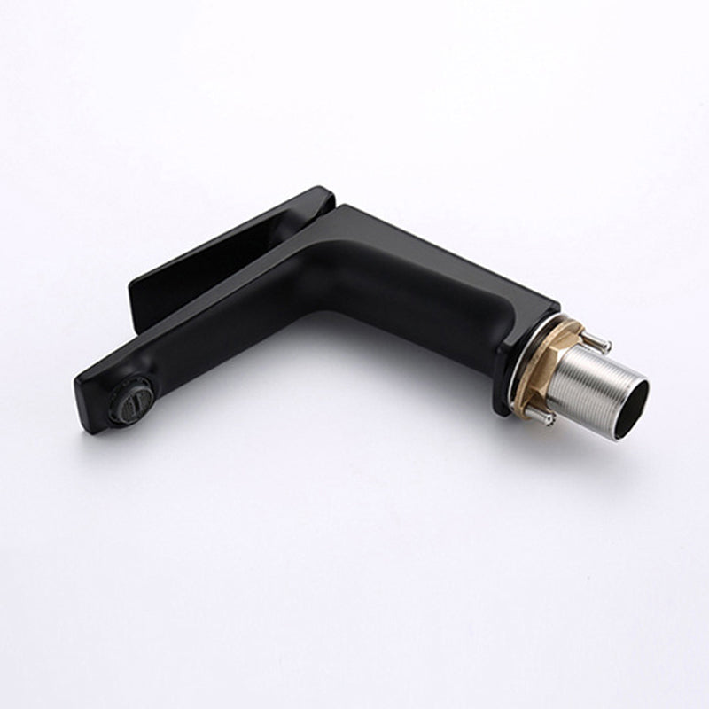 Contemporary Vessel Faucet Copper Lever Handles Low Arc Vessel Faucet