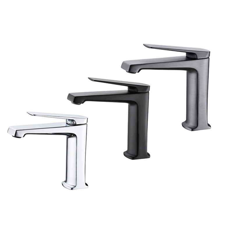 Contemporary Vessel Faucet Copper Lever Handles Low Arc Vessel Faucet