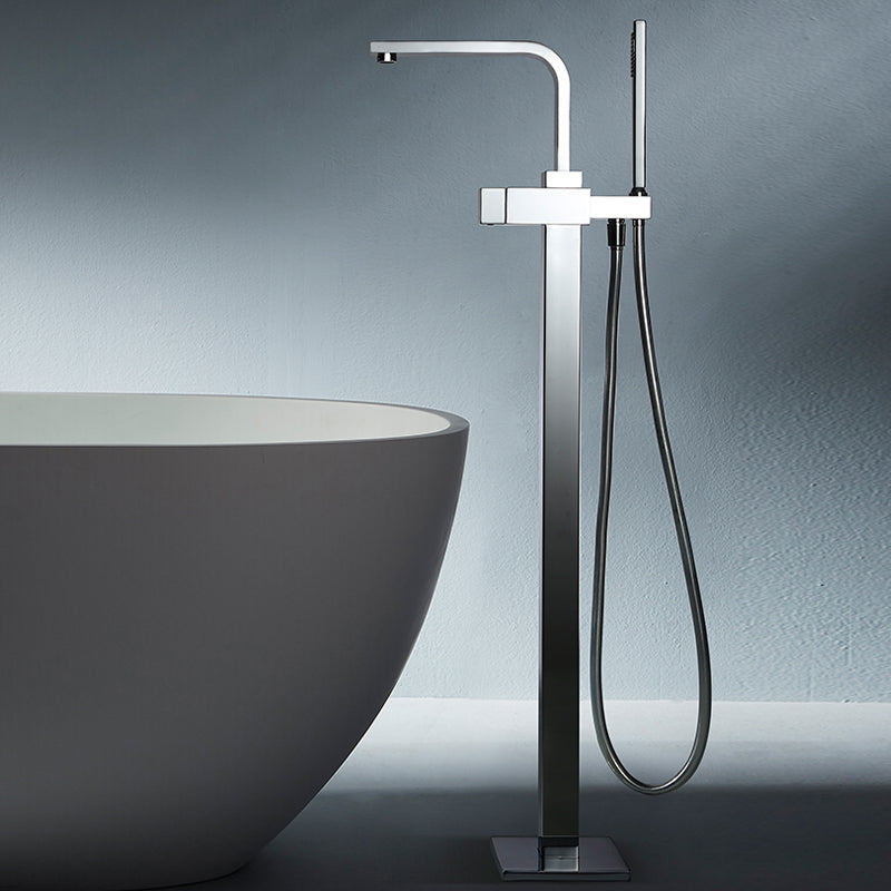Modern Freestanding Tub Filler Trim Copper Freestanding Tub Fillers