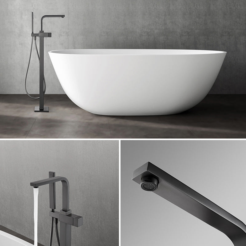 Modern Freestanding Tub Filler Trim Copper Freestanding Tub Fillers