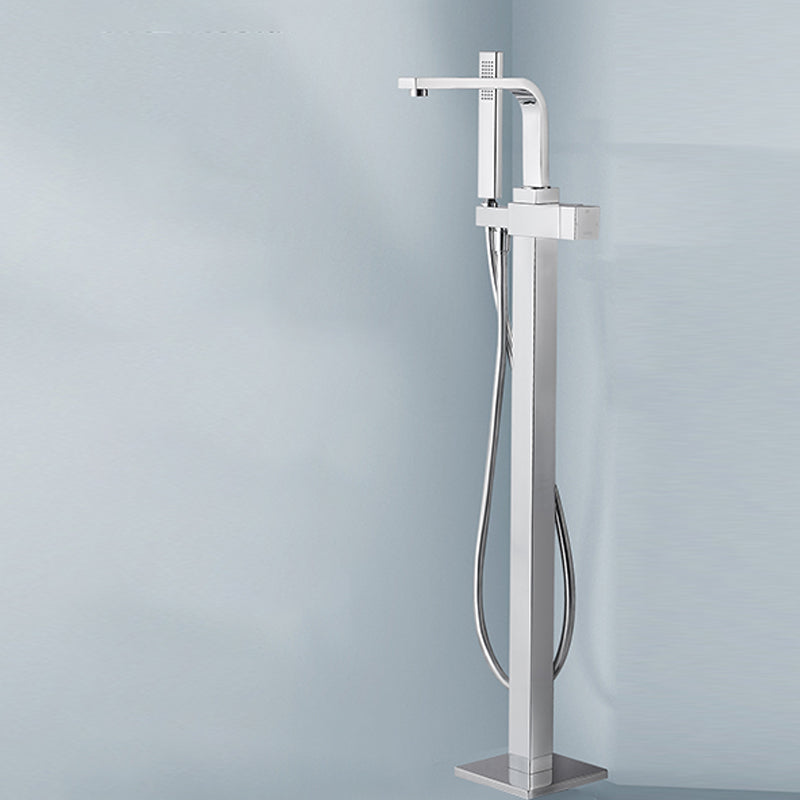 Modern Freestanding Tub Filler Trim Copper Freestanding Tub Fillers