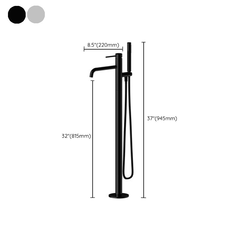 Modern Freestanding Tub Filler Trim Copper Freestanding Tub Fillers