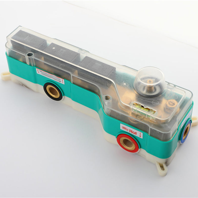 Contemporary Square Shower Trim Wall Mounted Shower Set for Bathroom