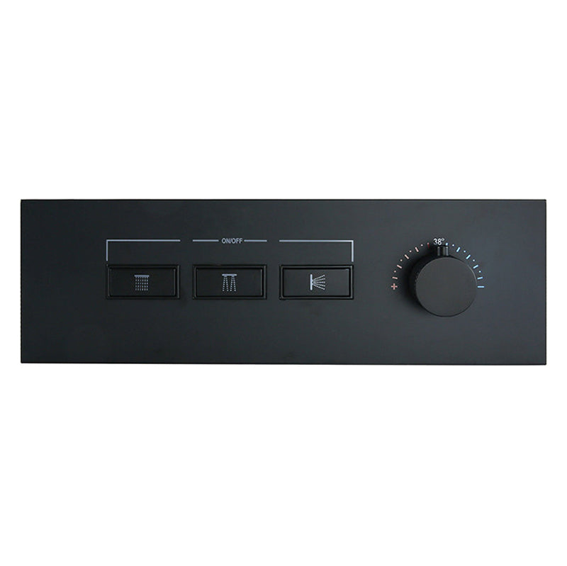 Contemporary Square Shower Trim Wall Mounted Shower Set for Bathroom