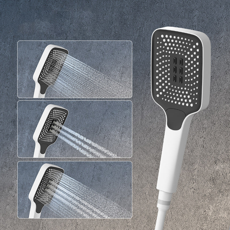 Modern Wall Mounted Adjustable Water Flow Shower Faucet Shower Hose Shower System