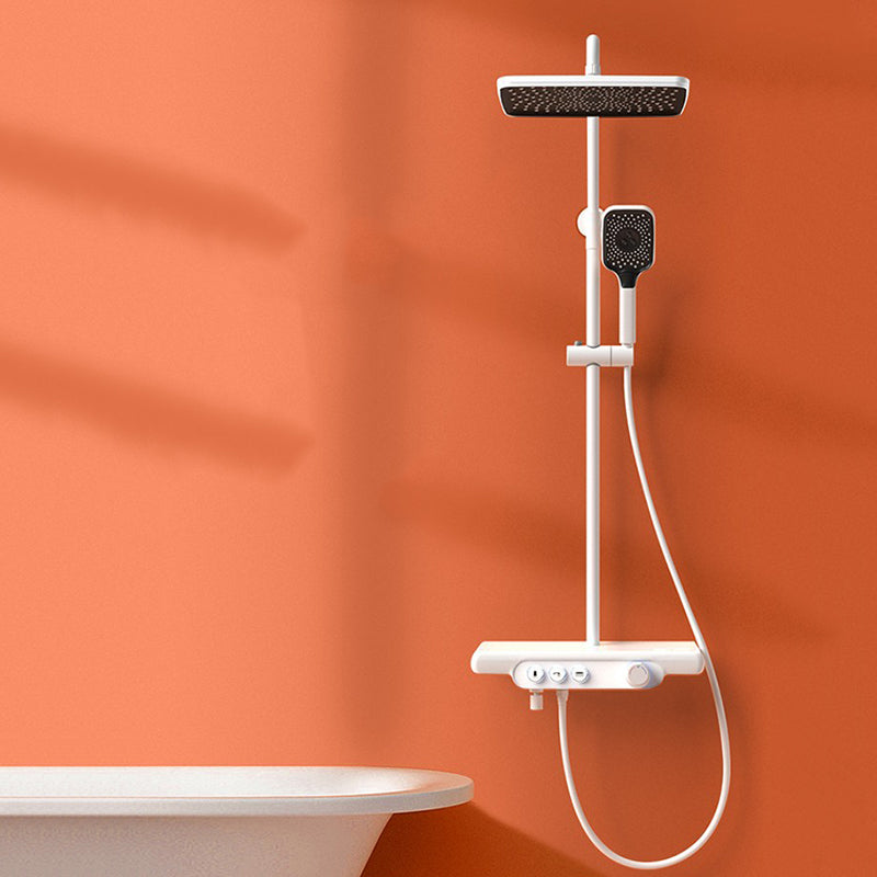 Modern Wall Mounted Adjustable Water Flow Shower Faucet Shower Hose Shower System