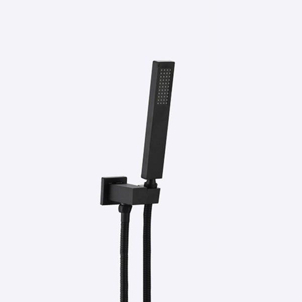 Modern Shower System Dual Shower Head Slide Bar Thermostatic Wall Mounted Shower Set