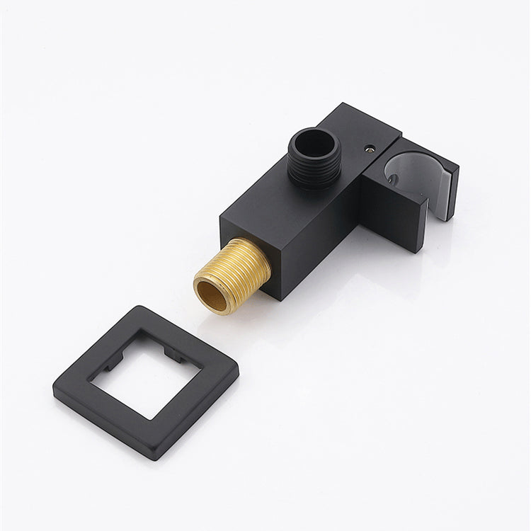 Modern Shower System Dual Shower Head Slide Bar Thermostatic Wall Mounted Shower Set