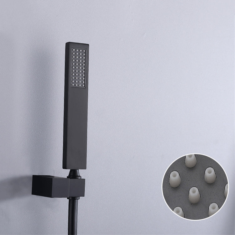 Modern Shower System Dual Shower Head Slide Bar Thermostatic Wall Mounted Shower Set
