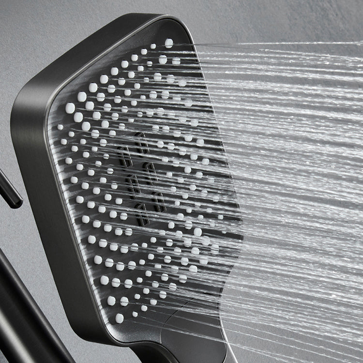 Modern Shower System Adjustable Shower Head Slide Bar Wall Mounted Shower Set