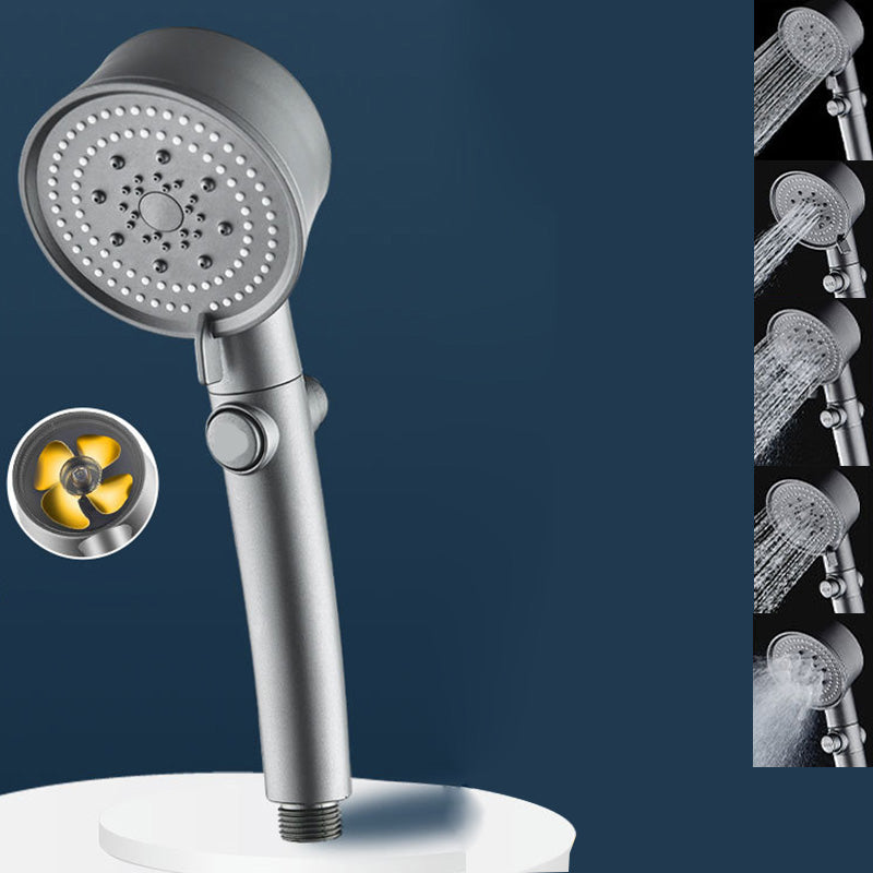 Plastic Handheld Shower Head Bathroom Adjustable Spray Pattern Shower Head