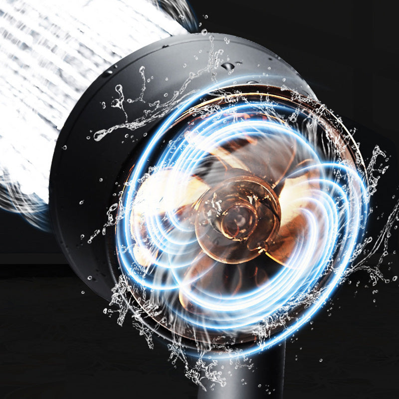 Plastic Handheld Shower Head Bathroom Adjustable Spray Pattern Shower Head