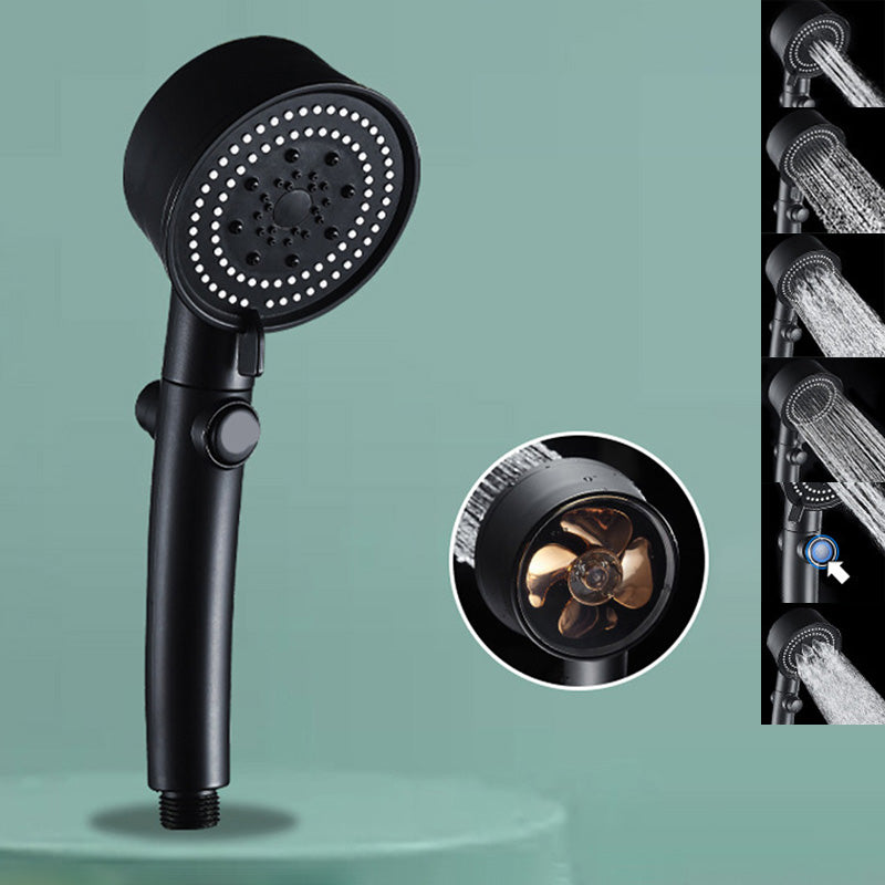 Plastic Handheld Shower Head Bathroom Adjustable Spray Pattern Shower Head