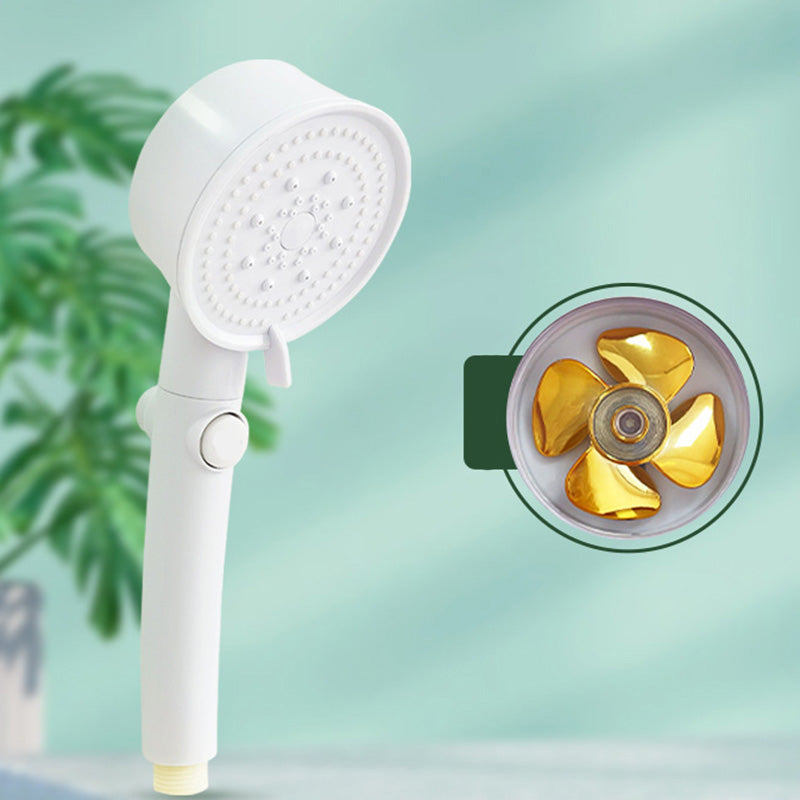 Plastic Handheld Shower Head Bathroom Adjustable Spray Pattern Shower Head