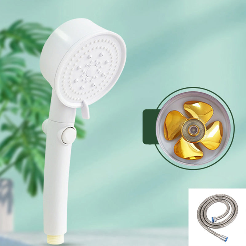 Plastic Handheld Shower Head Bathroom Adjustable Spray Pattern Shower Head