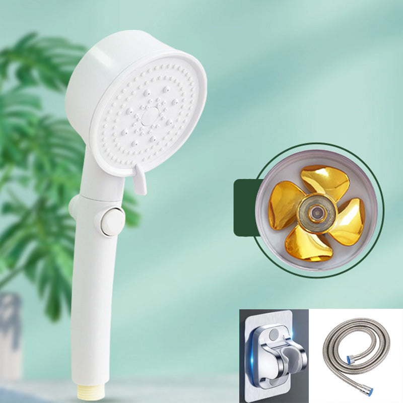 Plastic Handheld Shower Head Bathroom Adjustable Spray Pattern Shower Head
