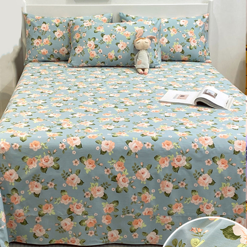 Cotton Printed Sheet Breathable Non-Pilling Fade Resistant Soft Sheet