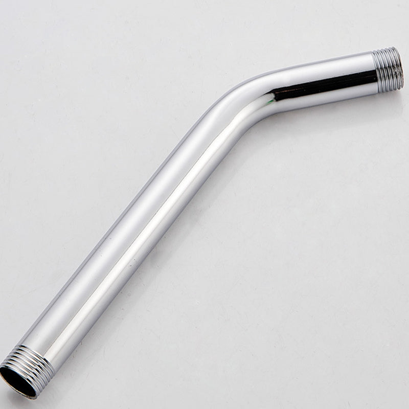 Silver Square Dual Shower Head Modern Water Filtration Wall-Mount Showerhead