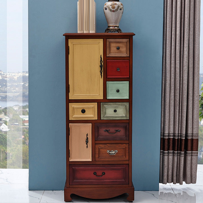 Coastal Storage Chest Dresser Solid Wood Dresser with 8/10/12 Drawers