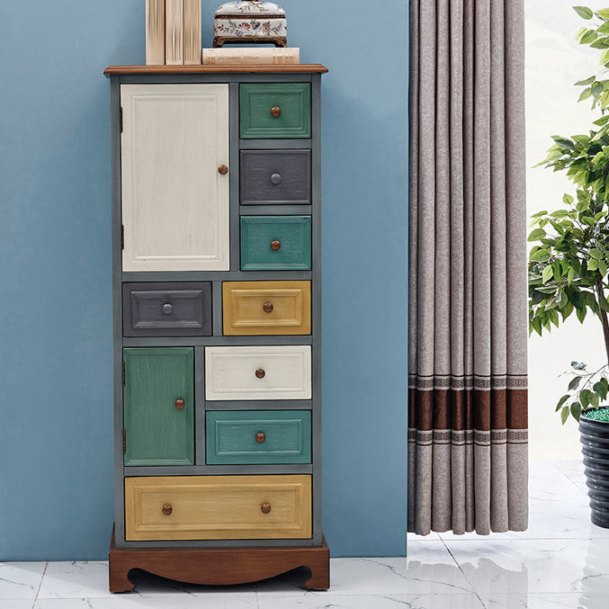 Coastal Storage Chest Dresser Solid Wood Dresser with 8/10/12 Drawers