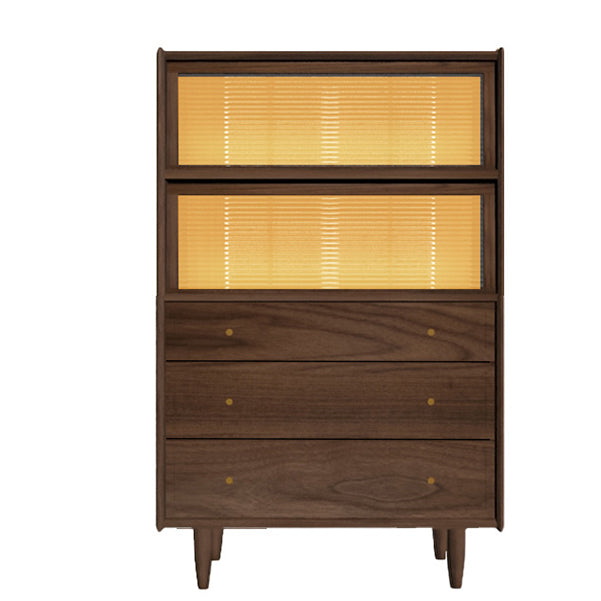 Solid Wood Storage Chest Dresser Modern Dresser without Mirror