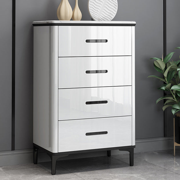 Contemporary Bedroom Storage Chest Stone Chest with Black Legs
