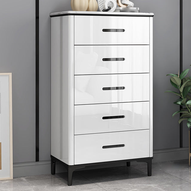 Contemporary Bedroom Storage Chest Stone Chest with Black Legs