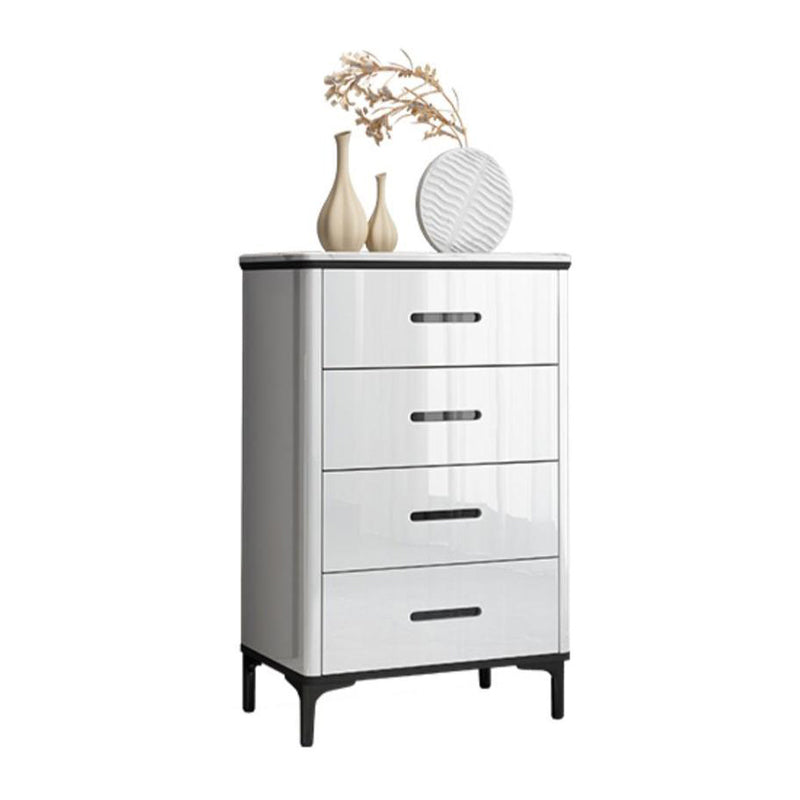 Contemporary Bedroom Storage Chest Stone Chest with Black Legs