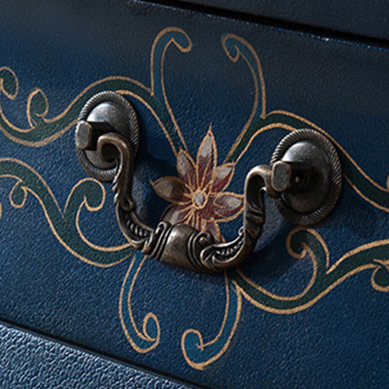 Traditional Storage Chest Solid Wood Storage Chest Dresser with 7 Drawers