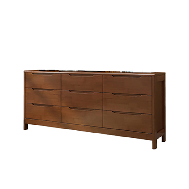 Contemporary Dresser Solid Wood Storage Chest with 5/6/9 Drawers