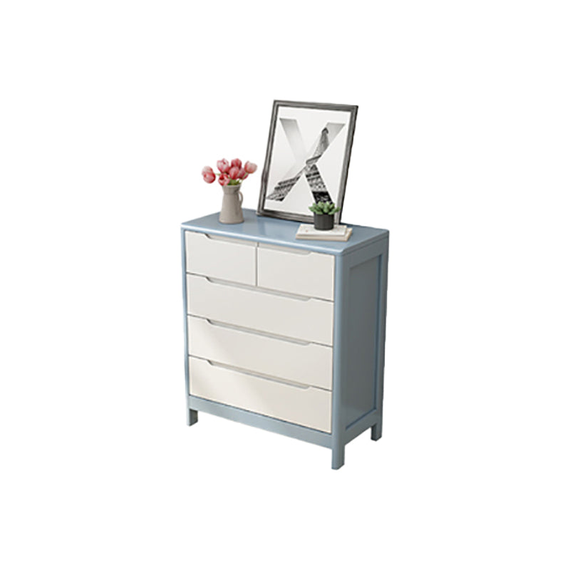 Contemporary Dresser Solid Wood Storage Chest with 5/6/9 Drawers