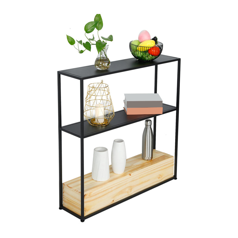Modern Rectangle Console Accent Table Antique Finish Console Table