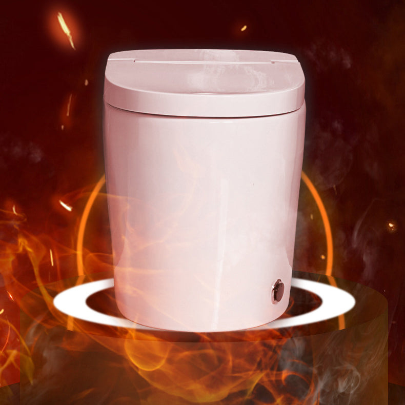 Siphon Jet Elongated Toilet Bowl Modern Flush Toilet With Seat for Bathroom