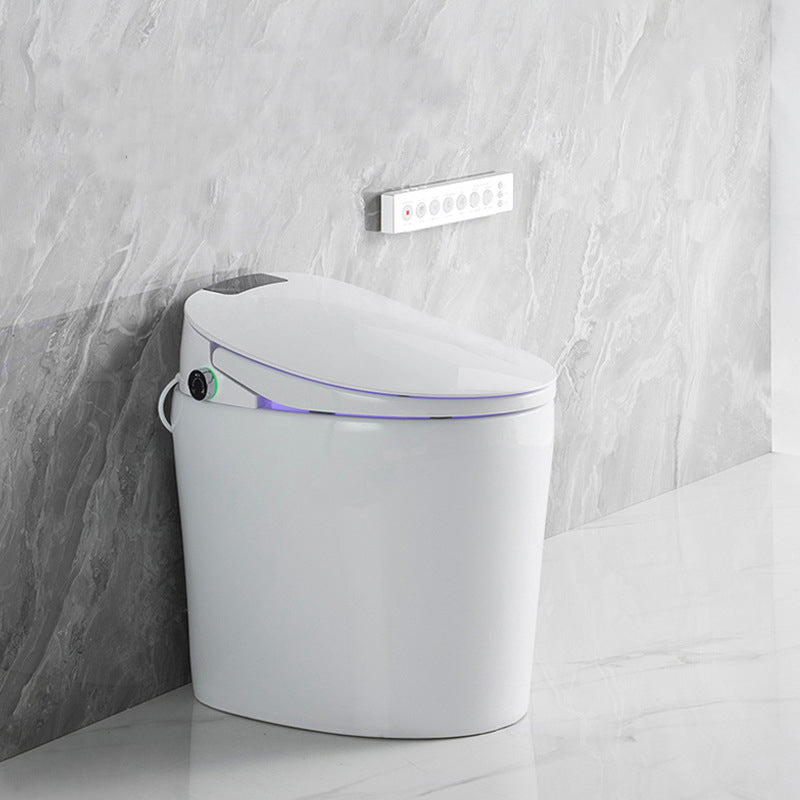 Modern Floor Mount Toilet Bowl Siphon Ceramic Toilet with Seat for Bathroom