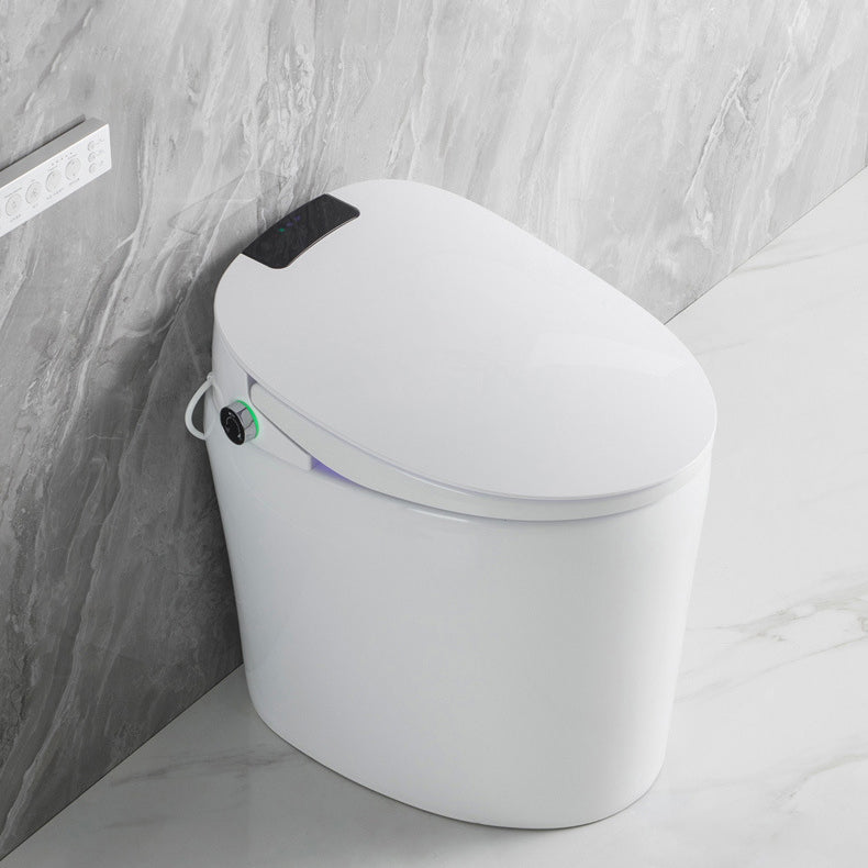 Modern Floor Mount Toilet Bowl Siphon Ceramic Toilet with Seat for Bathroom